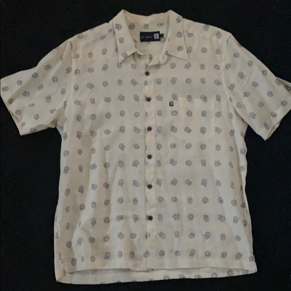 Men’s Sig Zane Linen Button Up // Size: Large